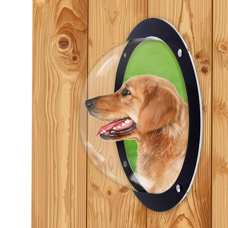 Tucker Murphy Pet™ Pet Fence Window Hemisphere Transparent Cover